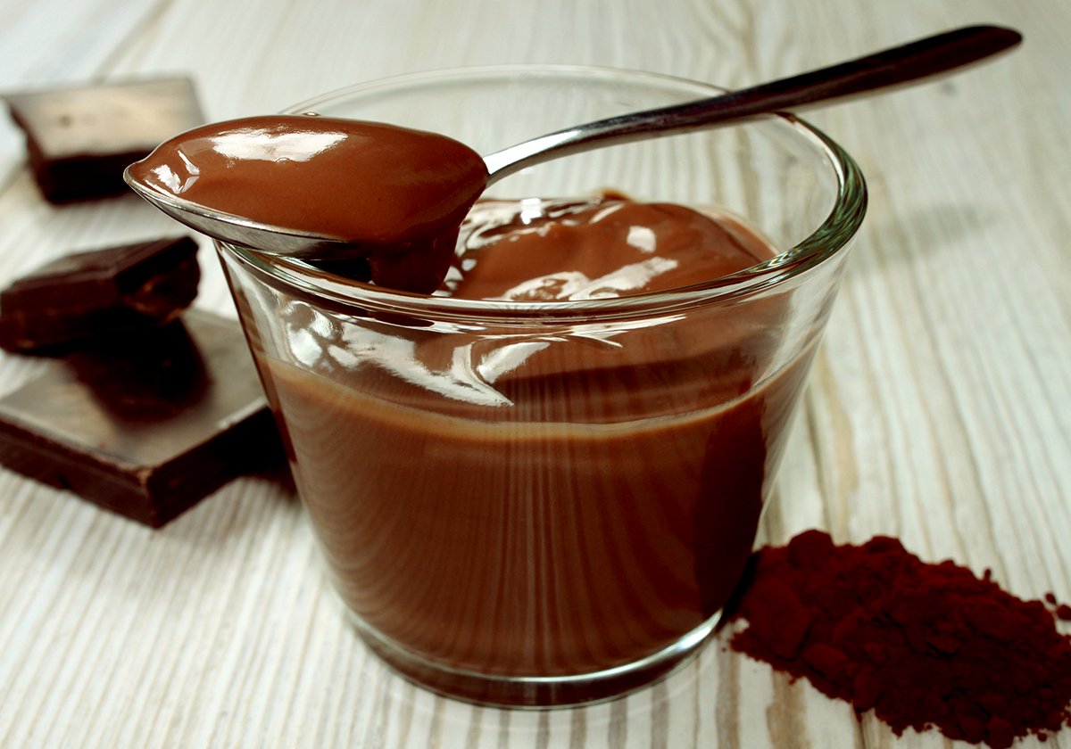 FitReceita – Pudim de chocolate proteico
